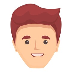Animate articulation icon cartoon vector. Mouth speech. Sync language