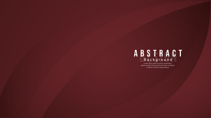 Abstract Color background, curves on a dark red background , Flat Modern design for presentation , illustration Vector EPS 10