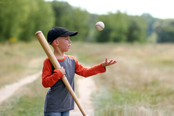 boy playing baseball concept sport health