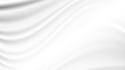 Fabric or cream waving vector illustration for background