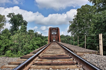 Fototapeta na wymiar Texas Railroad Bridge