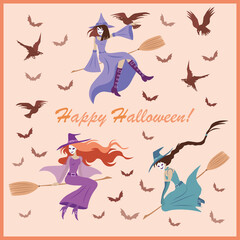 happy_halloween_three witches_card_version_3