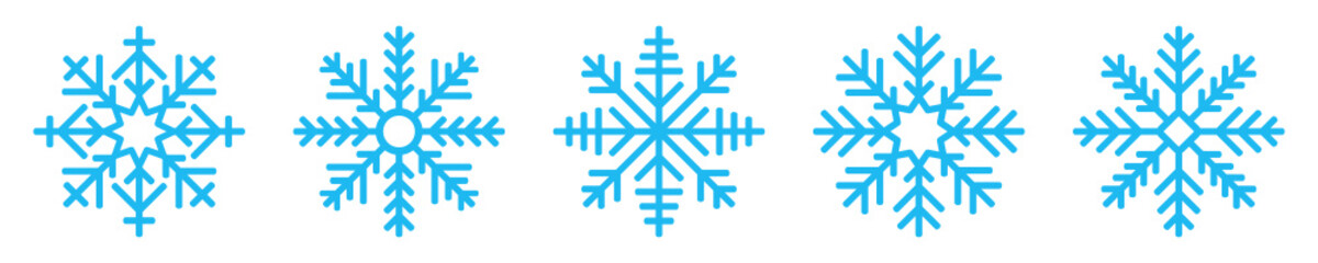 Fototapeta płatek śniegu ikona obraz