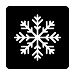 płatek śniegu ikona - obrazy, fototapety, plakaty