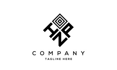 HPN square three latter logo vector