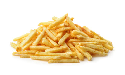 Pile of golden french fries