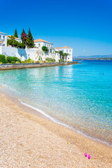 View of the amazing island of Spetses, Greece.