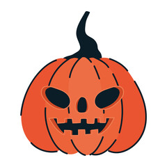 halloween pumpkin illustration