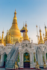 Myanmar. Yangon. The Shwedagon Pagoda