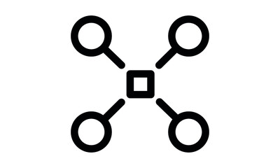 Organization Vector Icon in illustration