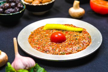 Turkish cuisine at the Anatolian grill restaurant in Kazan