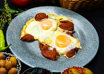 Turkish cuisine at the Anatolian grill restaurant in Kazan