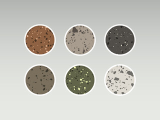 Highlight story cover. Terrazzo abstract design. Premium Vector