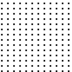 Seamless pattern with small black squares. Clothes print