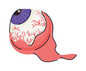 halloween eyeball design