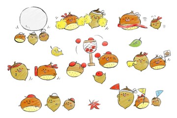 栗とどんぐりの運動会