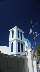 church in island  In Greek island of Koufonisi August 2021
