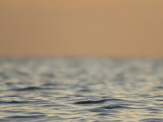 sea water during sunset Mediterranean sea Greece September  2021