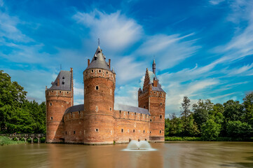 Fototapeta premium Château de Beersel en Flandres