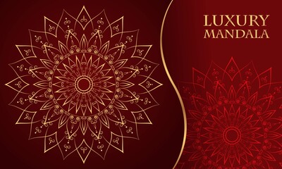 Luxury mandala background design