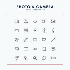 Photo & Camera Line Icon