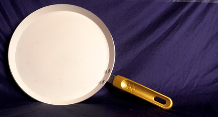 Pots and pans. Set of cooking kitchen utensils and cookware. 