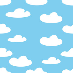 seamless background with clouds