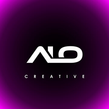 ALO Letter Initial Logo Design Template Vector Illustration