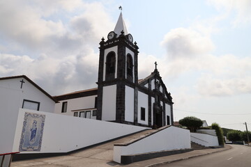 Fototapeta na wymiar The Igreja de Nossa Senhora da Luz, Graciosa island, Azores