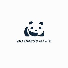 design logo creative animal panda bear