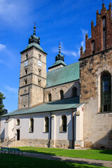 Fototapeta na wymiar Świętokrzyskie - Kolegiata św. Marcina w Opatowie