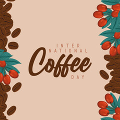 internatinal coffee day card