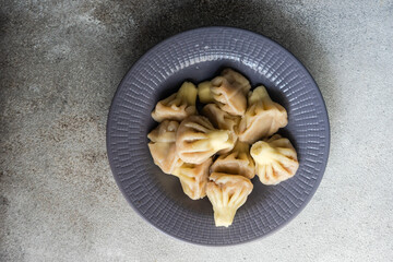 Georgian khinkali dumplings