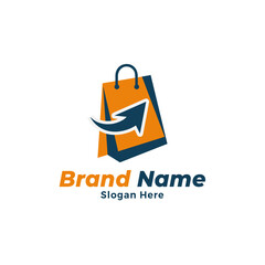 shopping bag logo designs, shop bag logo i con