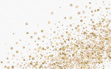 Gold Glow Light Transparent Background. Art