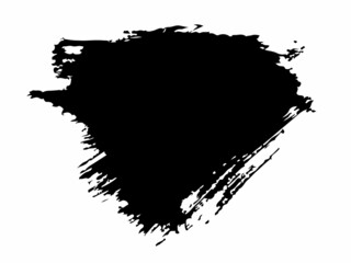 Obraz premium Quote Vector Abstract Grunge Brush Hand Drawn Texture in Black Color Sketch Simple Pattern isolated on White Background Grange Doodle Shape