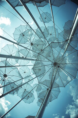 Obraz premium Umbrellas in Thessaloniki in Greece