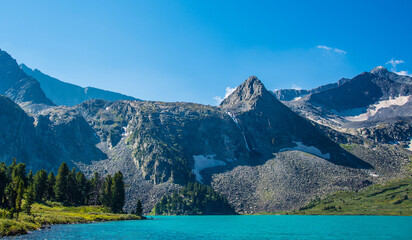 lake in the mountains