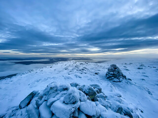 winter mountain landscape