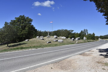 Kamienie Rzymskie, Mala, Velika, wieś, wioska, osada, Crljivica, Stecci, na Liście UNESCO, światowego dziedzictwa, Średniowieczne, cmentarze, nagrobne  © Albin Marciniak
