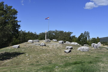 Kamienie Rzymskie, Mala, Velika, wieś, wioska, osada, Crljivica, Stecci, na Liście UNESCO, światowego dziedzictwa, Średniowieczne, cmentarze, nagrobne  © Albin Marciniak