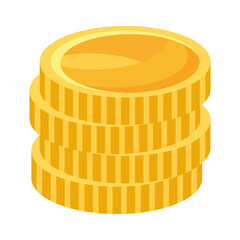 Money coins tower