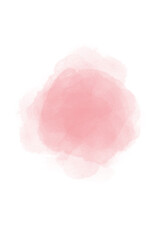Fototapeta premium Pink watercolor abstraction on white paper. Grunge background. Retro, vintage background.