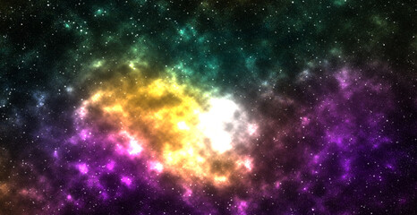 Obraz na płótnie Canvas 3d rendering. Supernova. Supernova flash. Evolution of stars.