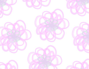 vector floral colorful seamless pattern, wallpaper, illustration and background