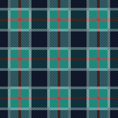 Tartan plaid mainly in dark colors