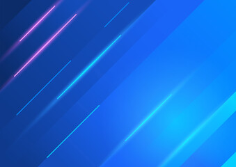 Obraz premium Vector abstract blue background