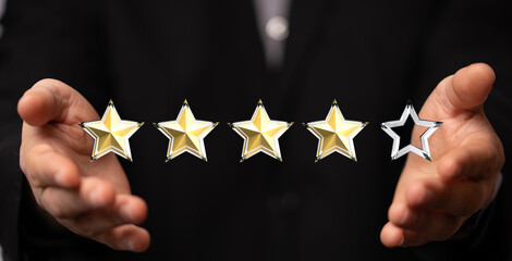 5 Five Stars Rating Quality Review Best Service