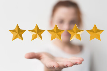 5 Five Stars Rating Quality Review Best Service