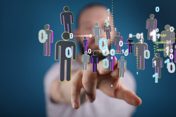 Business and communications group digital